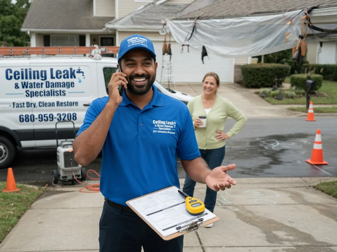 Ceiling Leak Cleanup Bairoil, WY FAQs